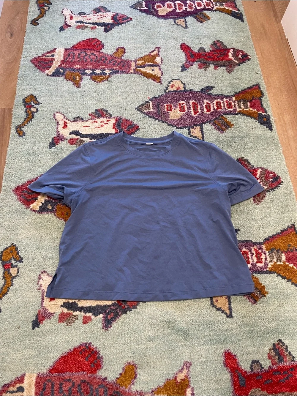 lululemon athletica Short Sleeve Tee in Dusty Blue